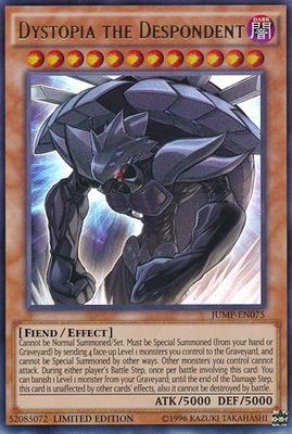 Dystopia the Despondent - JUMP-EN075 - Ultra Rare Yu-Gi-Oh! Promo Cards