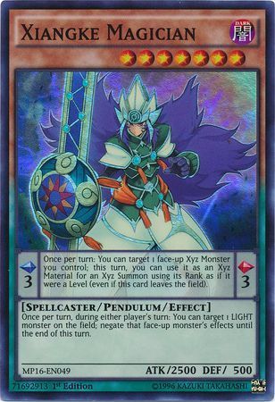 Xiangke Magician - MP16-EN049 - Super Rare 1st Edition Yu-Gi-Oh! 2016 Mega-Tins 1st Edition Singles