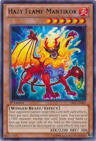 Hazy Flame Mantikor - CBLZ-EN082 - Rare 1st Edition Cosmo Blazer 1st Edition Singles