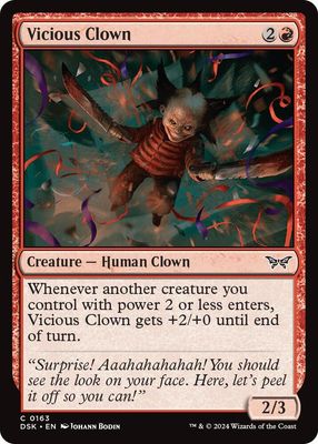 Vicious Clown 163 Duskmourn: House of Horror Singles (Español)
