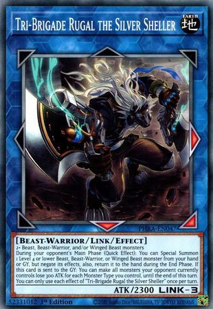 Tri-Brigade Rugal the Silver Sheller - PHRA-EN047 - Common 1st Edition Phantom Rage 1st Edition Singles [PHRA]