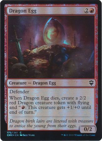 Dragon Egg 173/361 - Foil Commander Legends Foil Singles