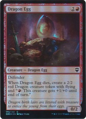 Dragon Egg 173/361 - Foil Commander Legends Foil Singles