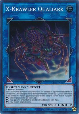 X-Krawler Qualiark - CIBR-EN050 - Super Rare 1st Edition Circuit Break 1st Edition Singles