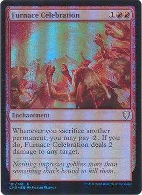 Furnace Celebration 181/361 - Foil Commander Legends Foil Singles