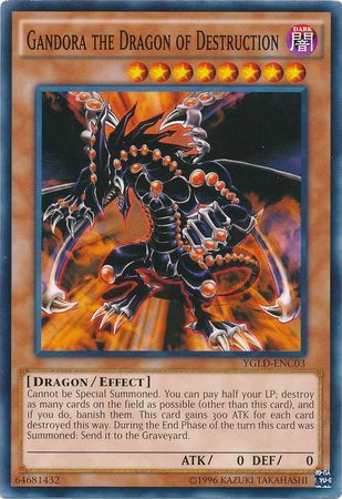 SJ Gandora the Dragon of Destruction - YGLD-ENC03 - Common Unlimited Yugi&#39;s Gadget Deck Unlimited (YGLD-ENC)