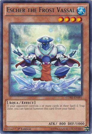 Escher the Frost Vassal - CORE-EN091 - Rare 1st Edition Clash of Rebellions 1st Edition Singles