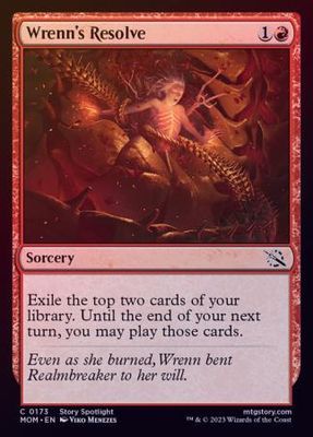 Wrenn&#39;s Resolve 0173 - Foil March of the Machine Foil Singles