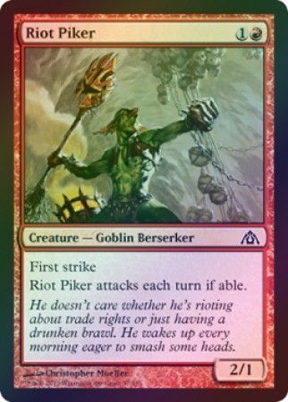 Riot Piker - Foil Dragon&#39;s Maze Foil Singles (Español)