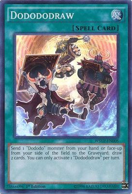 Dodododraw - WSUP-EN008 - Super Rare 1st Edition YuGiOh World Superstars 1st Edition Singles