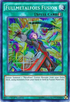 Fullmetalfoes Fusion - MP17-EN154 - Super Rare 1st Edition 2017 Mega-Tins 1st Edition Singles