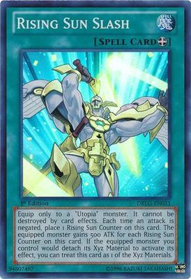 Rising Sun Slash - DRLG-EN051 - Super Rare 1st Edition Dragons of Legend 1st Edition Singles