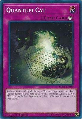 Quantum Cat - SDCL-EN037 - Common 1st Edition Cyberse Link  singles (espanol)