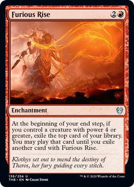 Furious Rise 136/254 - Theros: Beyond Death Singles (Español)