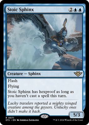 Stoic Sphinx - Promo Pack: Outlaws of Thunder Junction (PPOTJ) Promo Pack: Outlaws of Thunder Junction