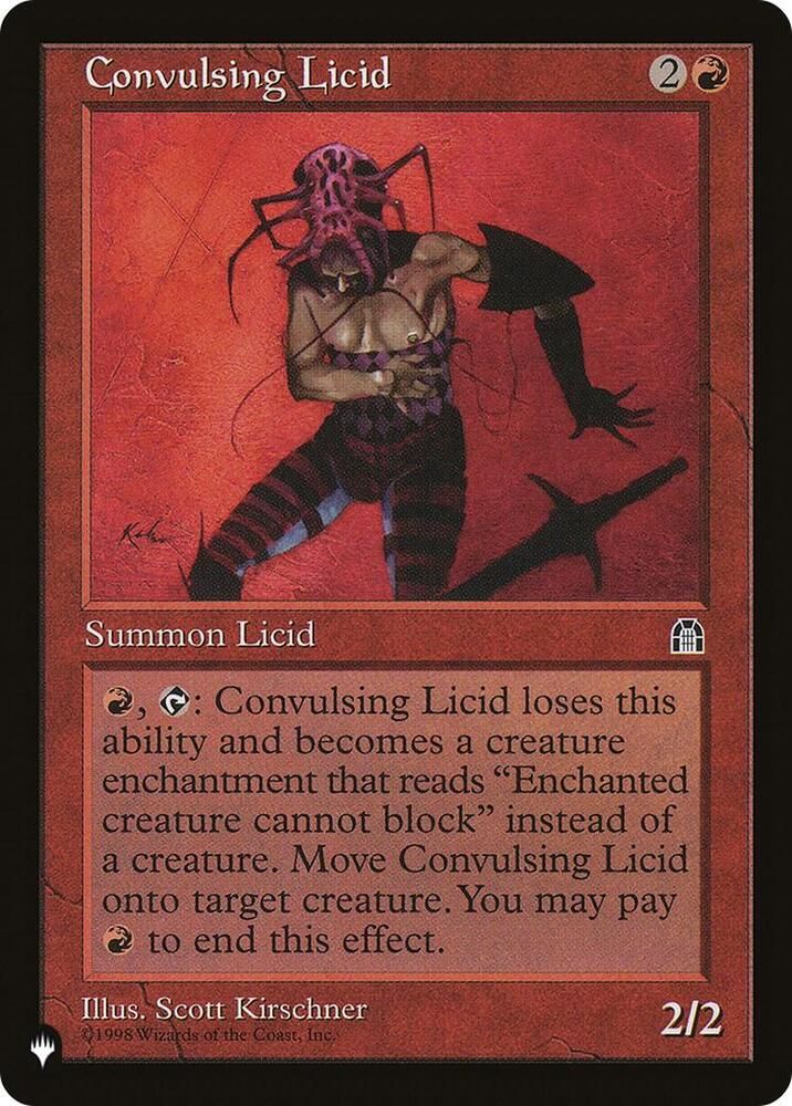 Convulsing Licid - The List Reprints (LIST) The List Reprints