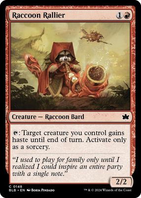 Raccoon Rallier - Bloomburrow (BLB) Bloomburrow