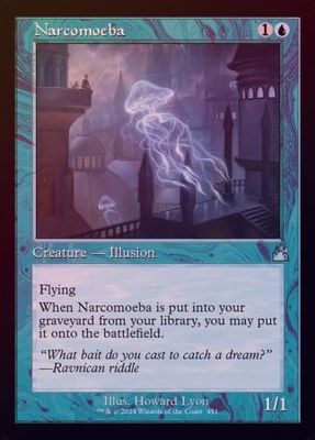 Narcomoeba Retro Frame 0451 - Foil Ravnica Remastered Collector Booster Foil Singles