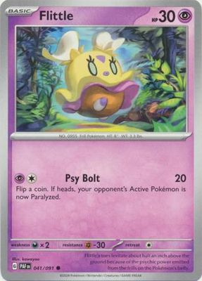 Flittle - 041/091 - Common Scarlet &amp; Violet: Paldean Fates Singles