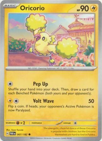SH Oricorio - 067/182 - Common Scarlet &amp; Violet: Paradox Rift Singles
