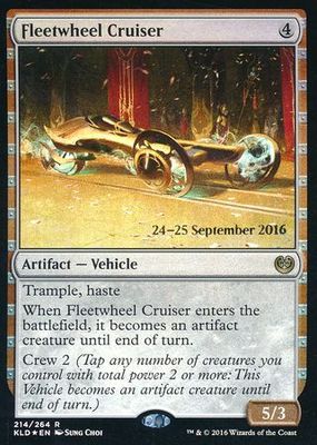 Fleetwheel Cruiser 214/264 - KLD Pre-Release Foil Promo Magic: The Gathering Promo Cards (Español)