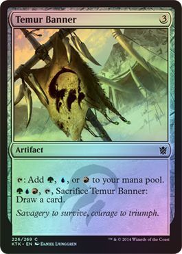 Temur Banner - Foil 226/269 Khans of Tarkir Foil Singles (Español)