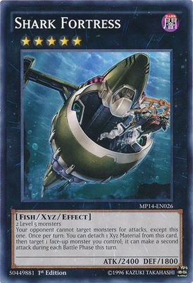 Shark Fortress - MP14-EN026 - Common 1st Edition Yu-Gi-Oh! 2014 Mega-Tins Singles (espanol)