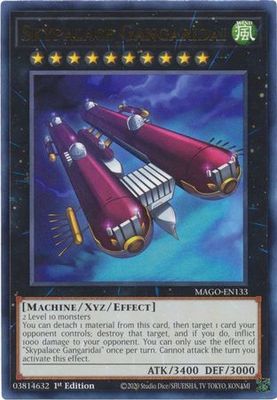 Skypalace Gangaridai - MAGO-EN133 - Rare 1st Edition Maximum Gold 1st Edition Singles
