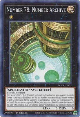 Number 78: Number Archive - DLCS-EN122 - Common 1st Edition Dragons of Legend The Complete Series 1st Edition Singles