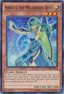 Sonata the Melodious Diva - DUEA-EN015 - Common Unlimited Duelist Alliance Unlimited Singles