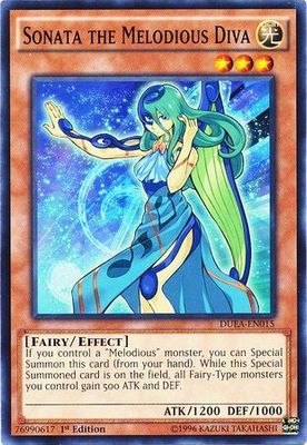 Sonata the Melodious Diva - DUEA-EN015 - Common 1st Edition Duelist Alliance 1st Edition Singles