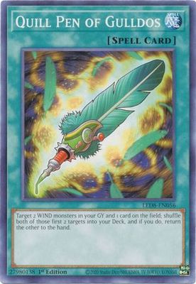 Quill Pen of Gulldos - LED8-EN056 - Common 1st Edition Legendary Duelists: Synchro Storm 1st Edition Singles (espanol)