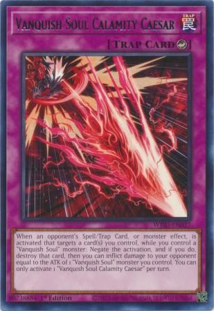 Vanquish Soul Calamity Caesar - WISU-EN027 - Rare 1st Edition Wild Survivors 1st Edition Singles