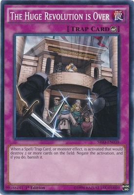 The Huge Revolution is Over - SR03-EN038 - Common 1st Edition Structure Deck: Machine Reactor 1st Edition Singles