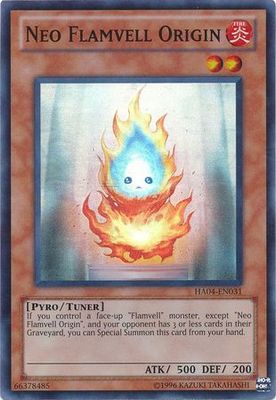 Neo Flamvell Origin - HA04-EN031 - Super Rare Unlimited Hidden Arsenal 4: Trishula&#39;s Triumph [HA04] Unlimited Singles