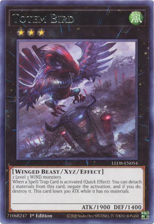 Totem Bird - LED8-EN054 - Rare 1st Edition Legendary Duelists: Synchro Storm 1st Edition Singles