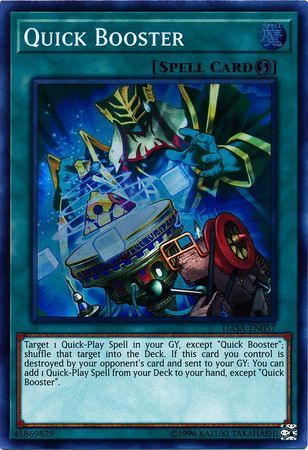Quick Booster - DASA-EN057 - Super Rare Unlimited Dark Saviors Unlimited Singles