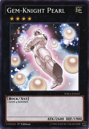 Gem-Knight Pearl - WIRA-EN042 - Common 1st Edition Wing Raiders 1st Edition Singles