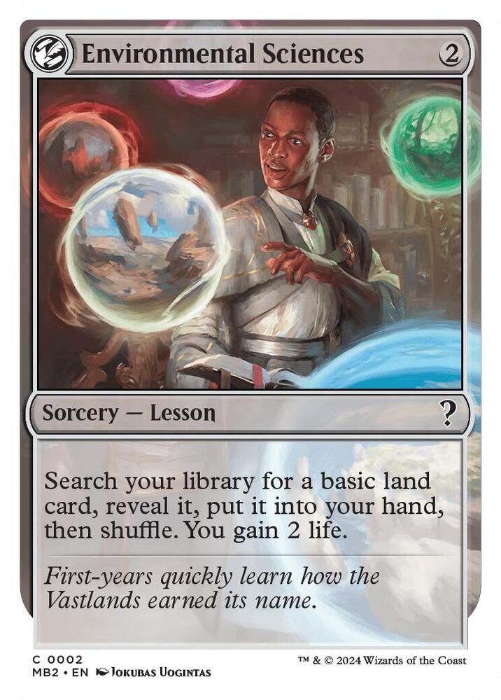 Environmental Sciences (White Border) 0002 - Mystery Booster 2 (MB2)