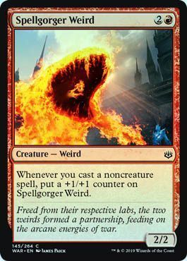 Spellgorger Weird 145/264 - Foil War of the Spark Foil Singles