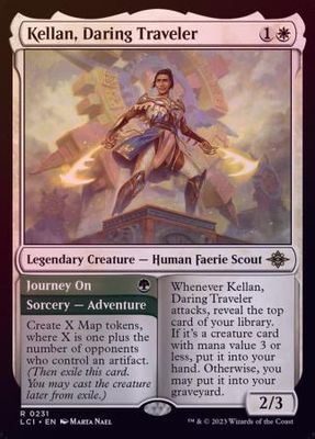 Kellan, Daring Traveler 0231 - The Lost Caverns of Ixalan Singles (Español)