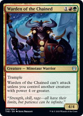 Warden of the Chained 230/254 Theros: Beyond Death Singles -español-