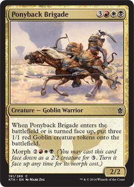 Ponyback Brigade 191/269 Khans of Tarkir Singles