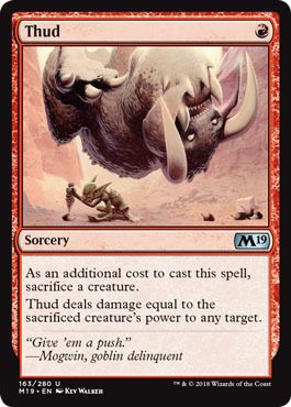 Thud 163/280 - Magic 2019 (M19) Singles