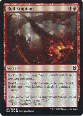 Roil Eruption 155/280 - Foil Zendikar Rising Foil Singles