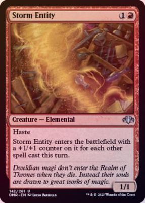 Storm Entity 142/261 - Foil Dominaria Remastered Foil Singles