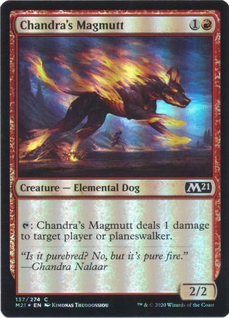 Chandra&#39;s Magmutt 137/274 - Foil Magic 2021 (M21) Foil Singles