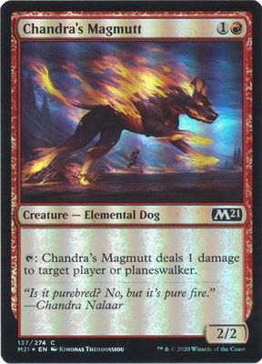 Chandra&#39;s Magmutt 137/274 - Foil Magic 2021 (M21) Foil Singles