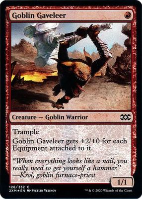 Goblin Gaveleer 126/332 - Foil Double Masters Foil Singles