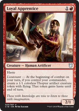 Loyal Apprentice 023/307 Commander 2018 Singles